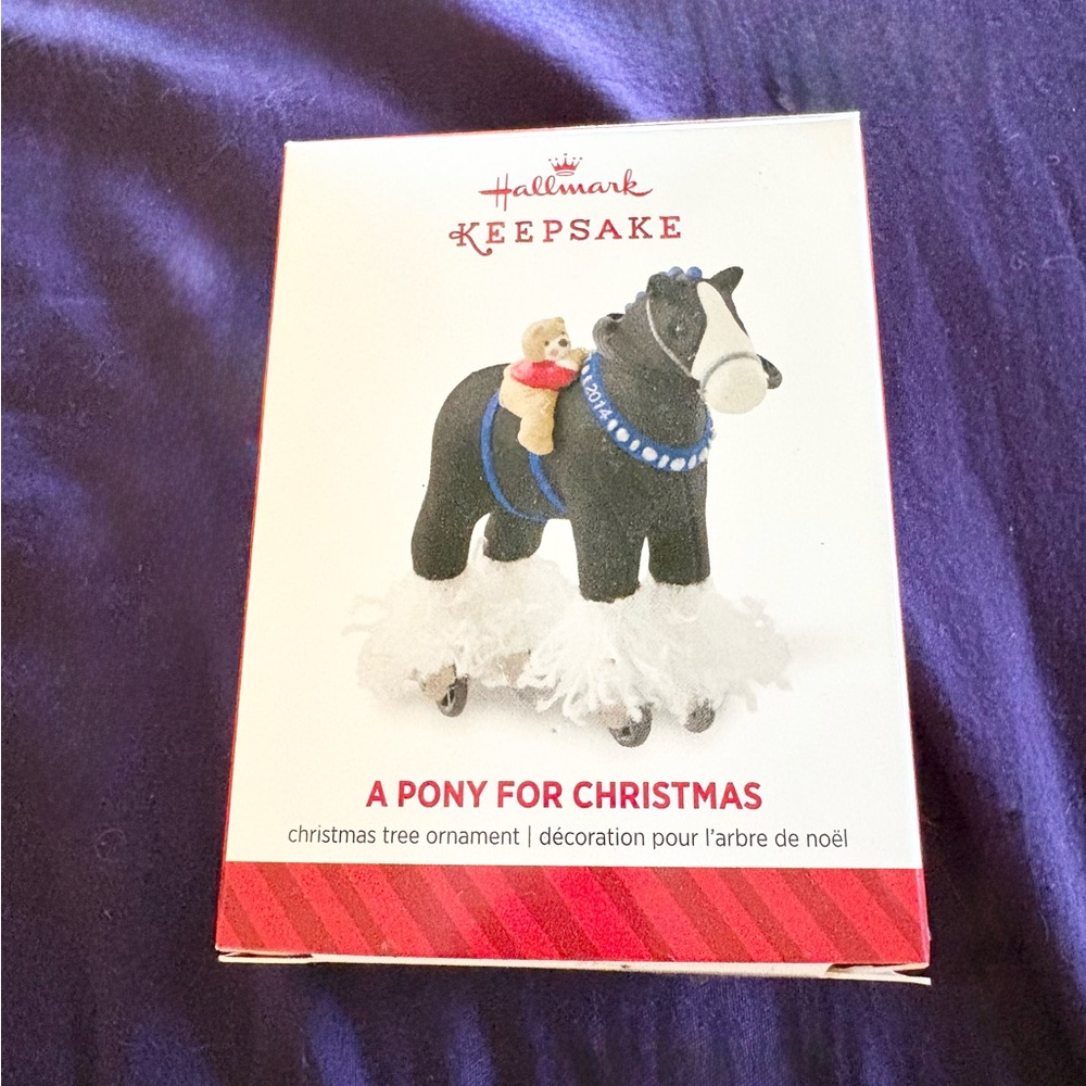 Hallmark Keepsake A Pony For Christmas Ornament